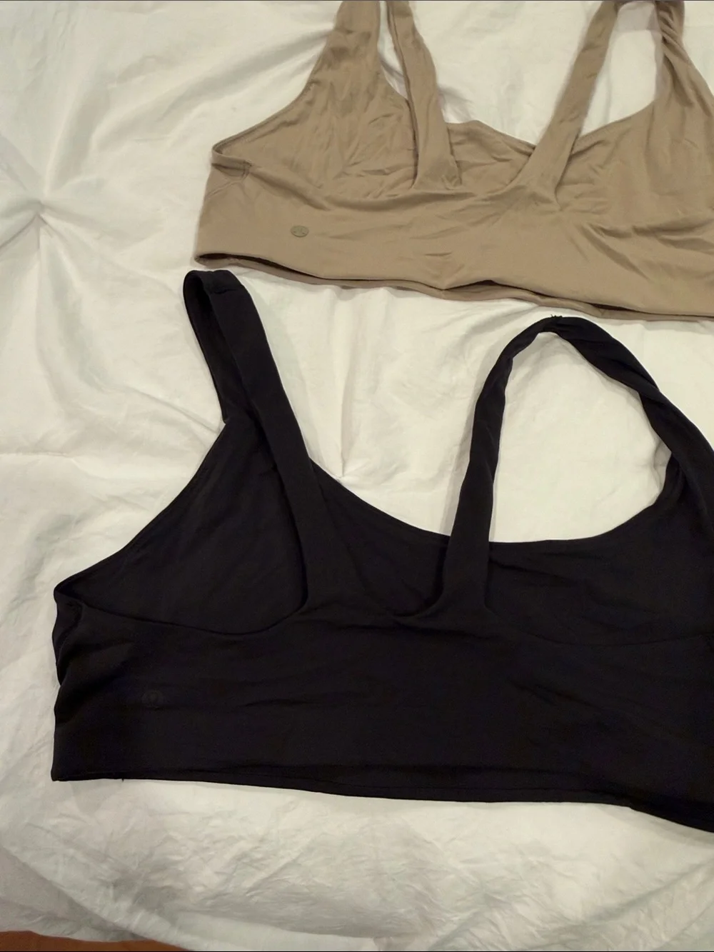 3 lululemon scoop next bralettes thick strap size 10